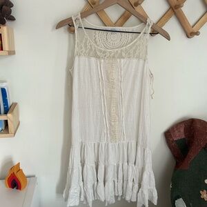 White lacy dress